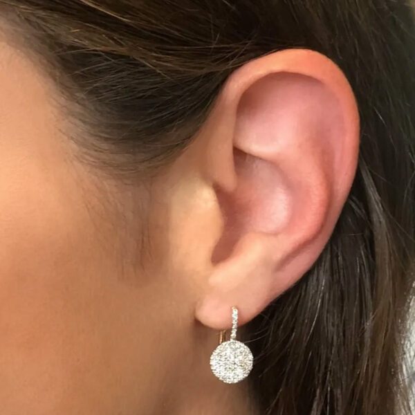 Phillips House Infinity Pave Drop Earrings on Model